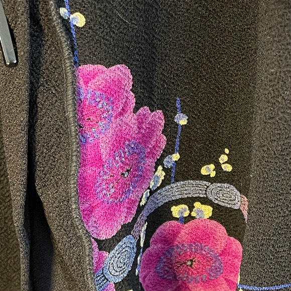 Moonlight Y & S Fashion Design Asian Print Crepe Jacket - Picture 6 of 15